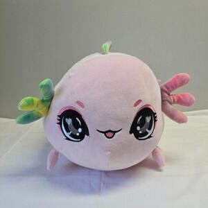 UKIDS Pink Axolotl Plush 17” Stuffed Animal Rainbow Gills Kawaii Cute Anime Eyes